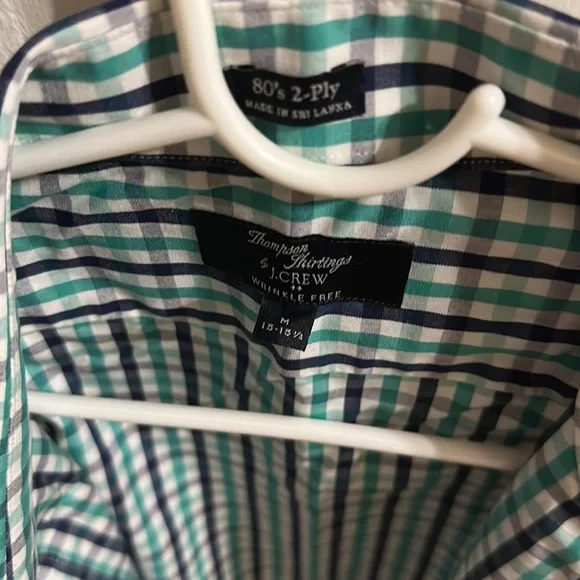 J crew long sleeve dress shirt Medium 15-15 1/2 - Picture 2 of 2